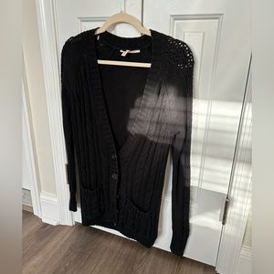 Black Victorias Secret Knitted Cardigan